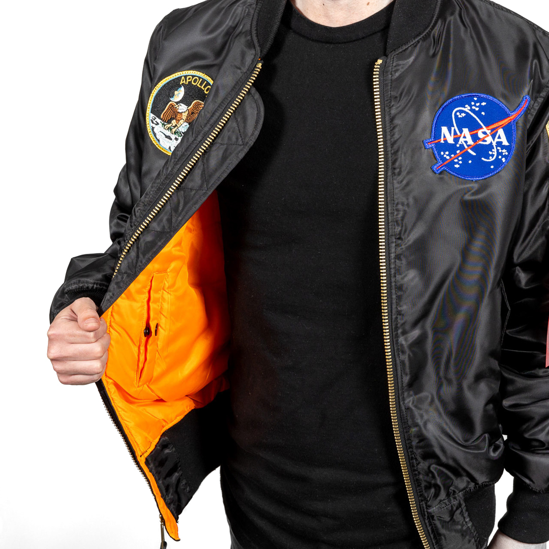 Apollo Program Bomber Jacket - Kennedy Space Center Space Shop