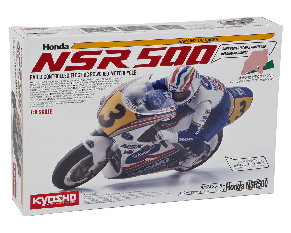 Kyosho 1/8 RC BIKE NSR500 Motorcycle 1991 HOR Hang On Rider - KIT