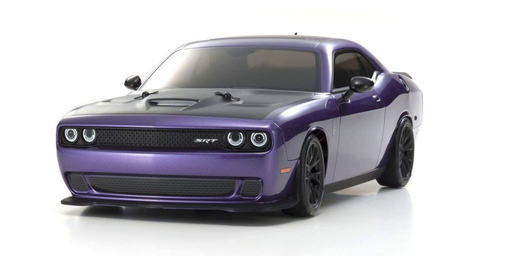 Kyosho Fazer RC Car Dodge Challenger SRT Hellcat 4wd PURPLE -RTR-