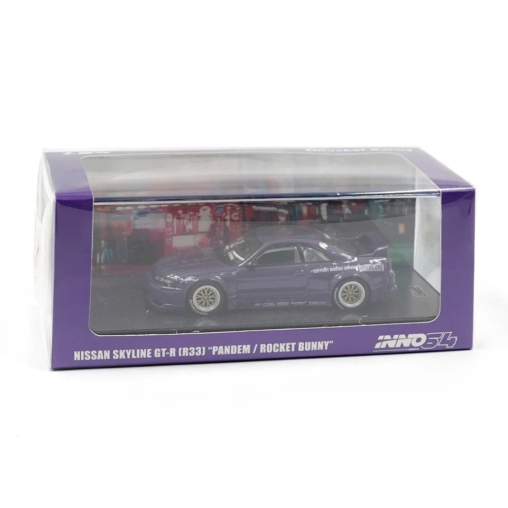 1/64 Die Cast NISSAN SKYLINE GTR R33 Pandem Rocket Bunny Model Car