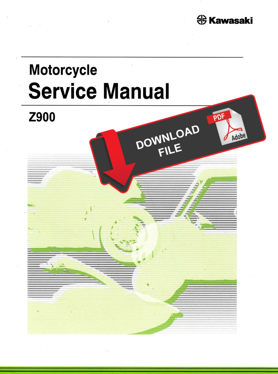 Service Manual Kawasaki 2022 Z900 ABS Repair