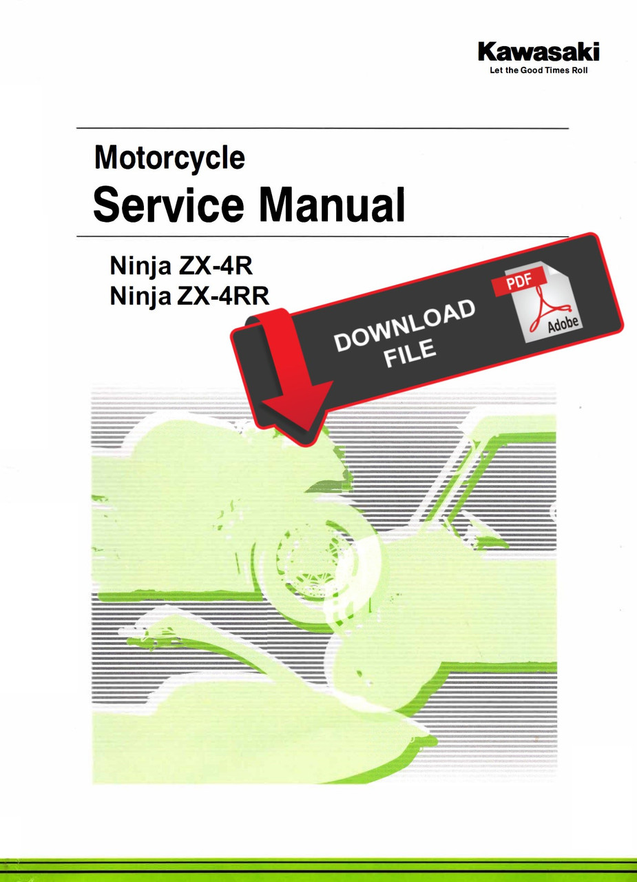 Service Manual Kawasaki 2024 Ninja ZX-4RR ABS Repair