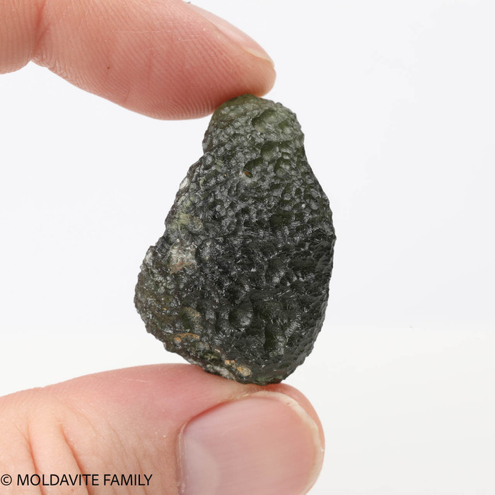 MOLDAVITE 18.4 GRAMS - MUSEUM GRADE (MM322017) - Moldavite Family
