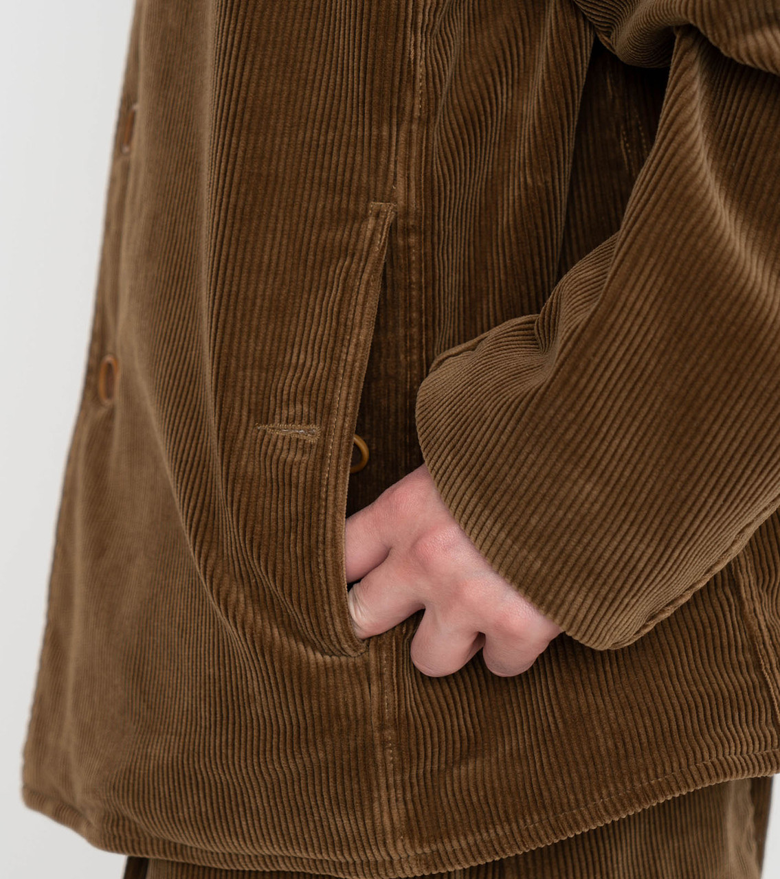 nanamica JACKET Corduroy Band Collar Jacket Online Shop to Worldwide