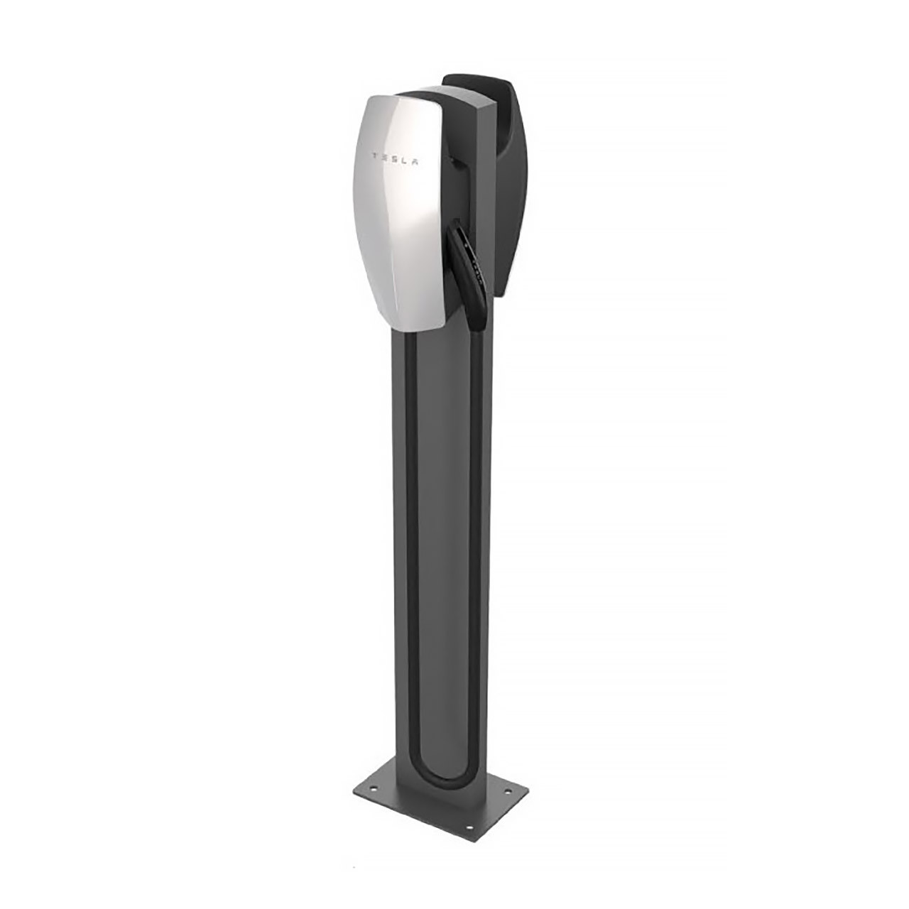 Tesla Universal Wall Connector Dual Port Pedestal