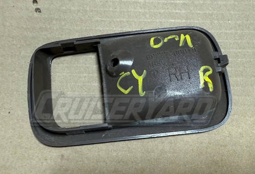 Toyota Land Cruiser FJ80 FZJ80 Right Gray Door Handle Bezel 69277