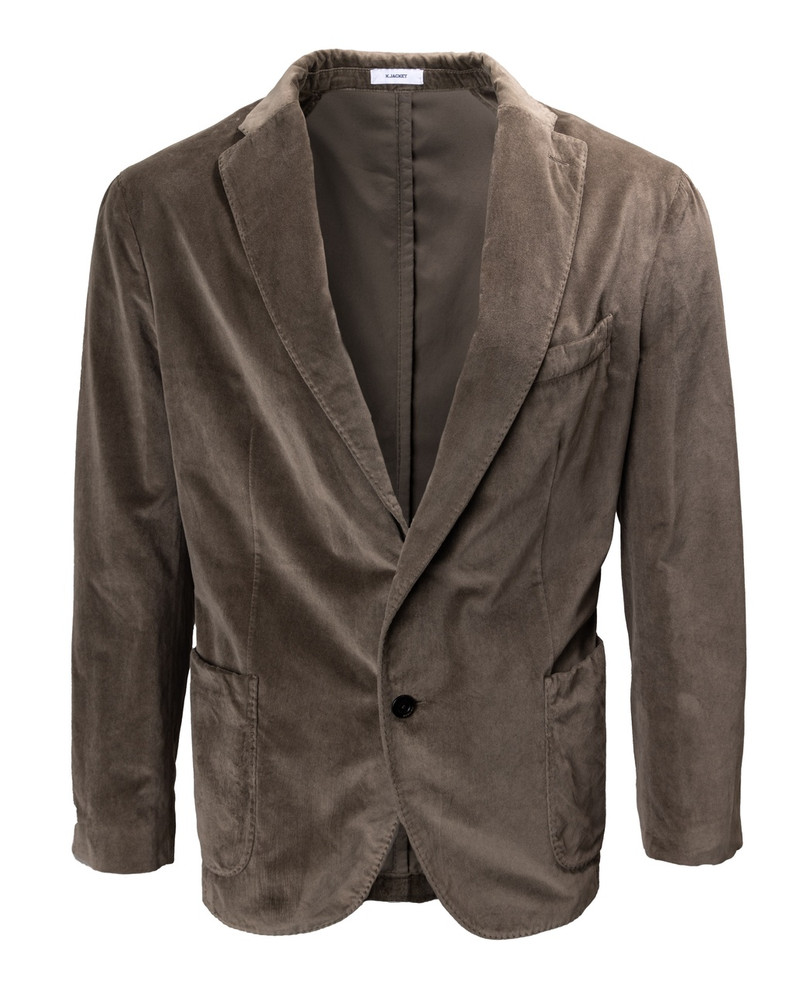 BOGLIOLI K-JACKET IN SMOOTH VELVET COTTON
