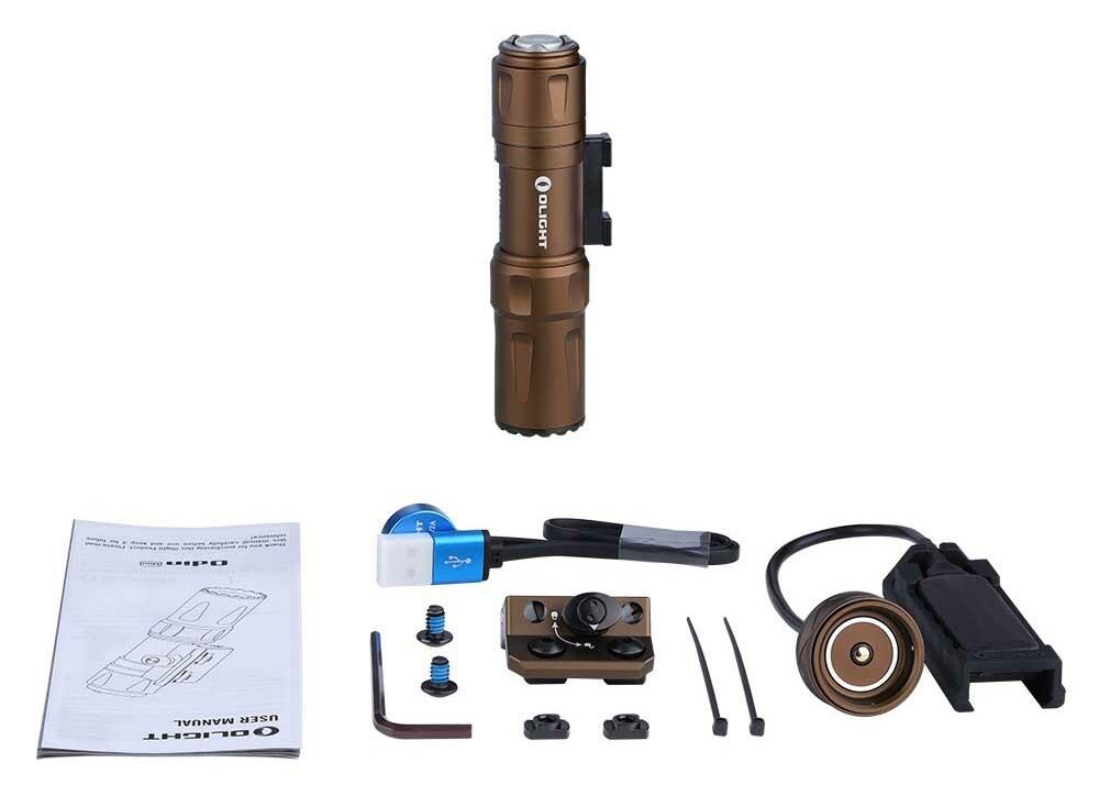 Olight Odin Mini 1250 Lumen Picatinny Tactical Flashlight