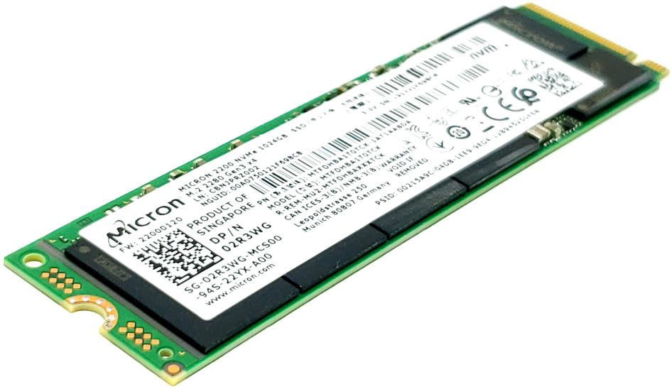 66H10 - 1TB M.2 2280 NGFF PCIe NVMe Gen3x4 Solid State SSD