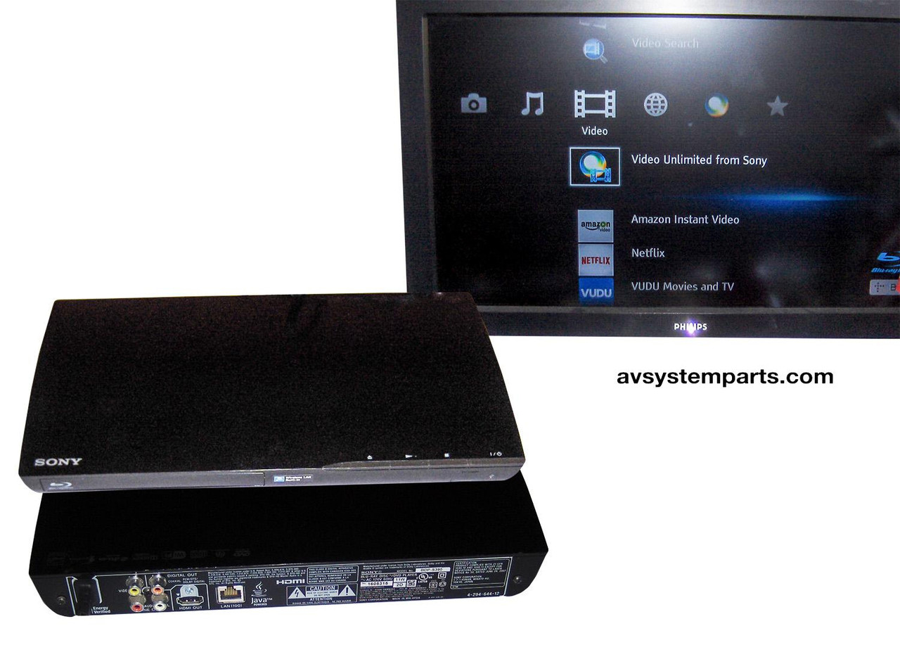 Sony BDP-s390 BLu-Ray/ DVD WiFi Built-in, Internet Streaming Player
