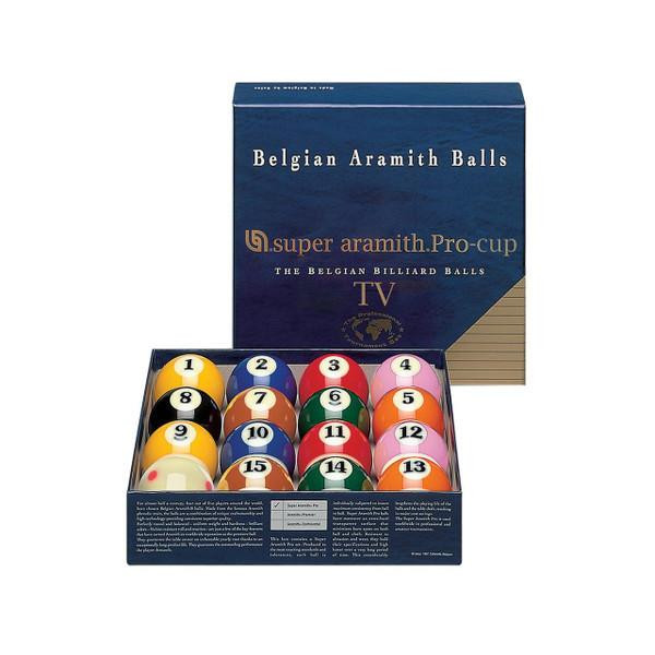 Aramith Super Pro TV Pool Ball Set - FCI Billiards