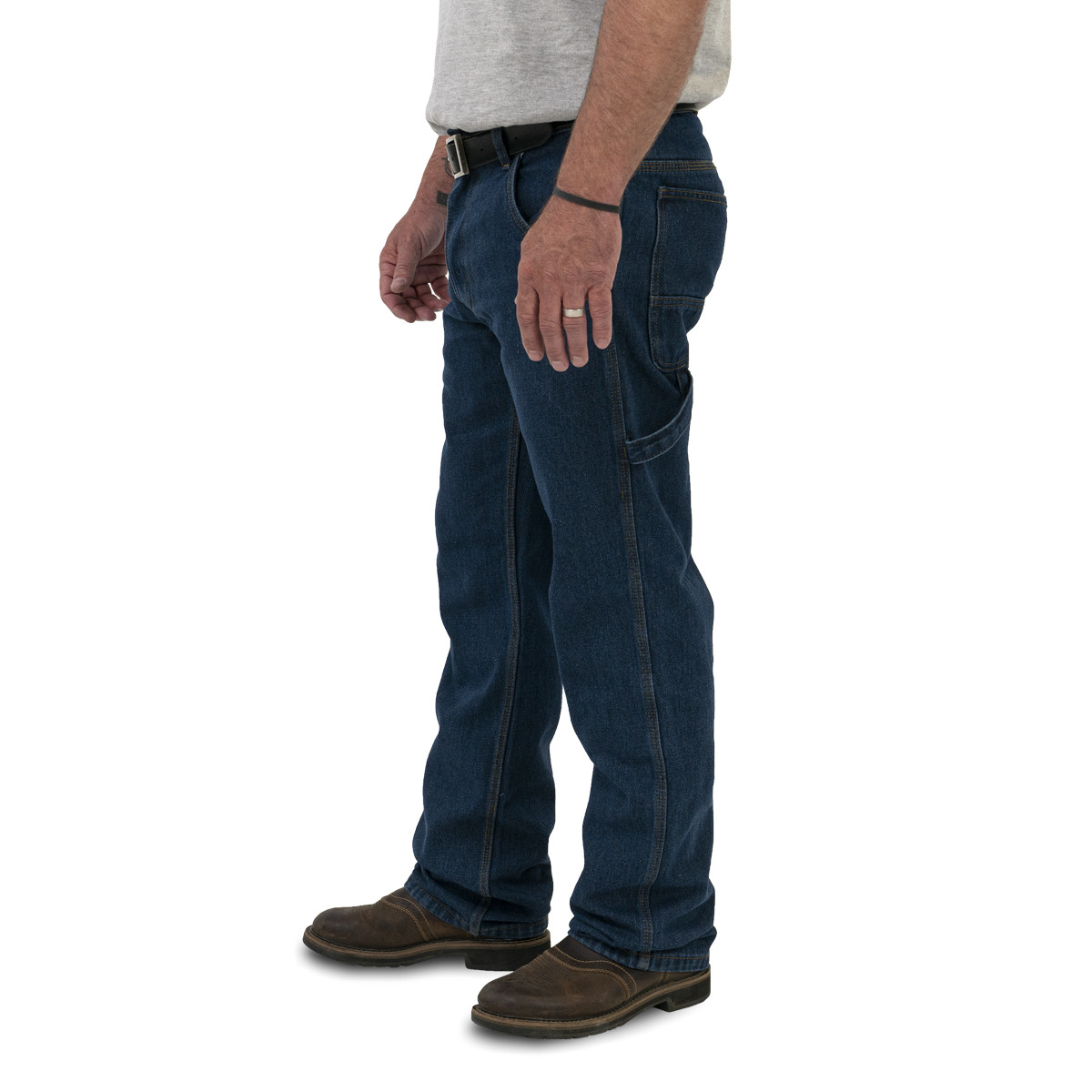 Men's Performance Comfort Denim Dungaree - KEY Apparel