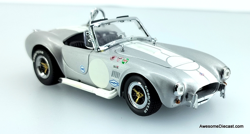 Kyosho 1:43 1966 Shelby Cobra 427 SC Racing, Silver