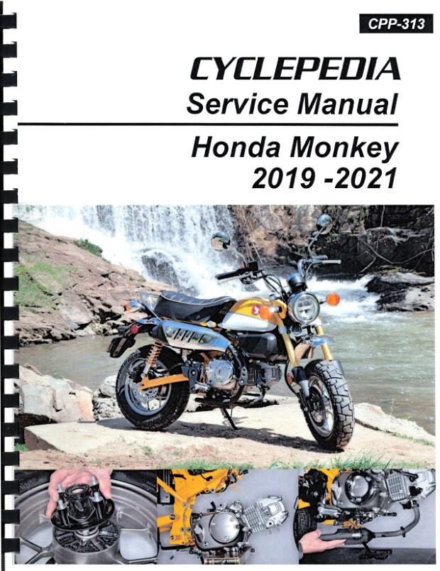 Honda Monkey 125 / 125A Service Manual 2019 - 2021