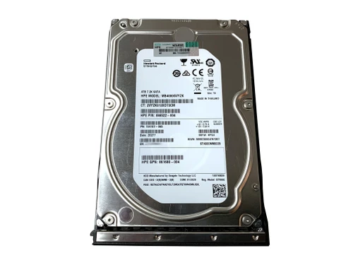 862133-001 HPE 4TB 7.2K 6G LFF LP SATA Hard Drive