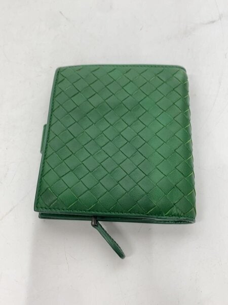 BOTTEGA VENETA(ボッテガヴェネタ) / 財布/レザー/グリーン/緑/無地