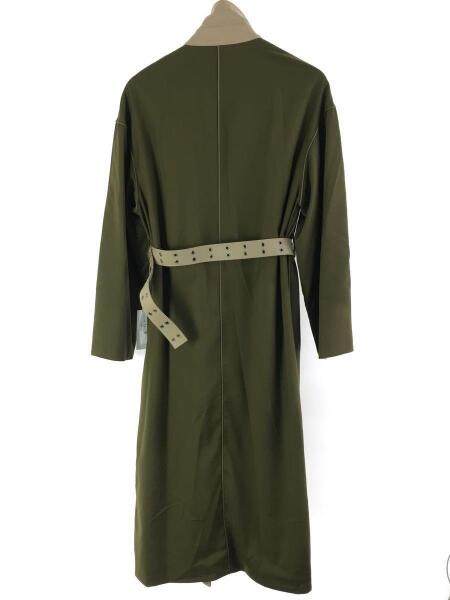 ameri vintage FAKE leather docking coat