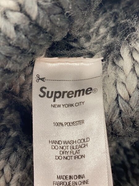 Supreme(シュプリーム) / ニットキャップ/ポリエステル/グレー/Ombre