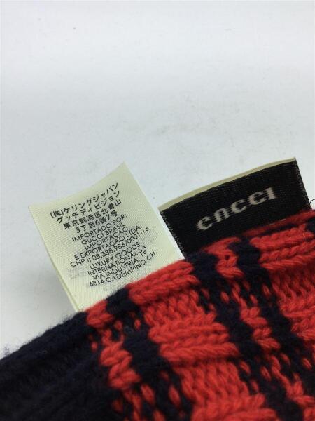 GUCCI(グッチ) / キッズニット帽 赤×黒 72 グッチ | 中古品の販売