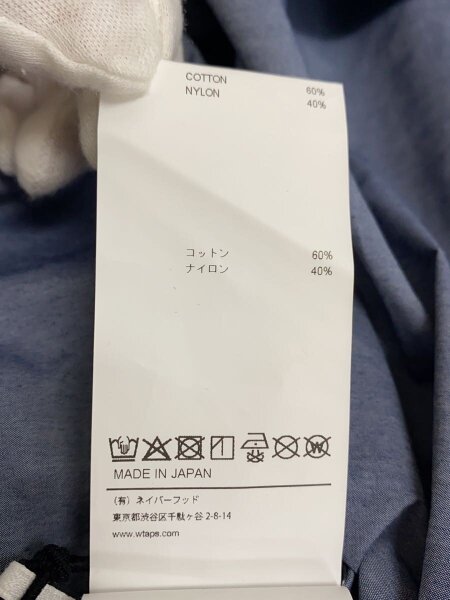 WTAPS(ダブルタップス) / 25SS/NYCO BROADCLOTH CORDURA/長袖シャツ/3