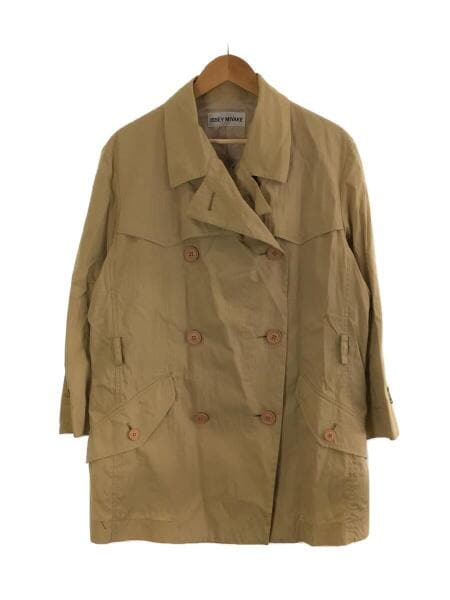 ISSEY MIYAKE(イッセイミヤケ) / トレンチコート/M/コットン/ベージュ