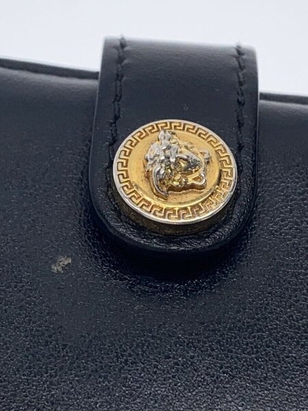 VERSACE(ヴェルサーチェ) / 2つ折り財布/--/BLK/メンズ | 中古品の販売