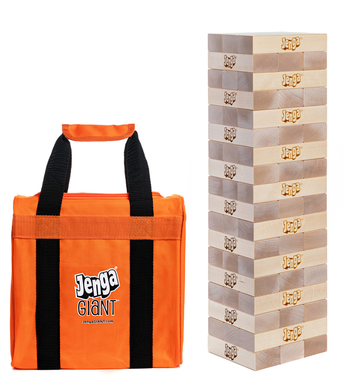 Large Jenga® GIANT™ GenuineHardwood Game | Art's Ideas