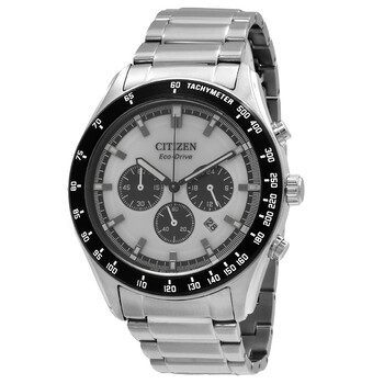 Citizen Chronograph Eco-Drive Green Dial Men's Watch CA4507-84X