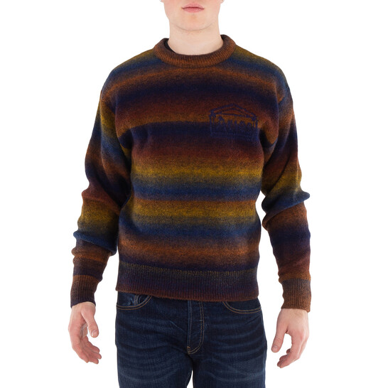Aries Men's Multi Boucle Space Knit Sweater, Size Small AR2001902