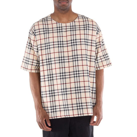 Burberry Check Willesden T-Shirt, Size Small 8074174 - Clothing