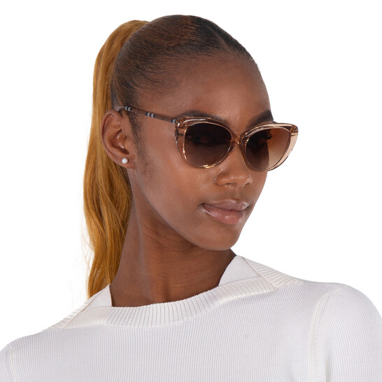 Burberry Brown Gradient Cat Eye Ladies Sunglasses BE4407 408813 54