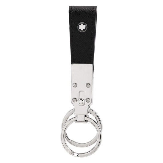 Montblanc Sartorial Leather Loop Key Fob - Black 130747