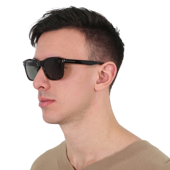Tom Ford Eric Green Square Men's Sunglasses FT0595 52N 55