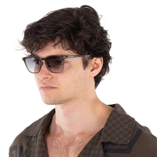 Tom Ford Smoke Gradient Square Men's Sunglasses FT1048-D 20B 52