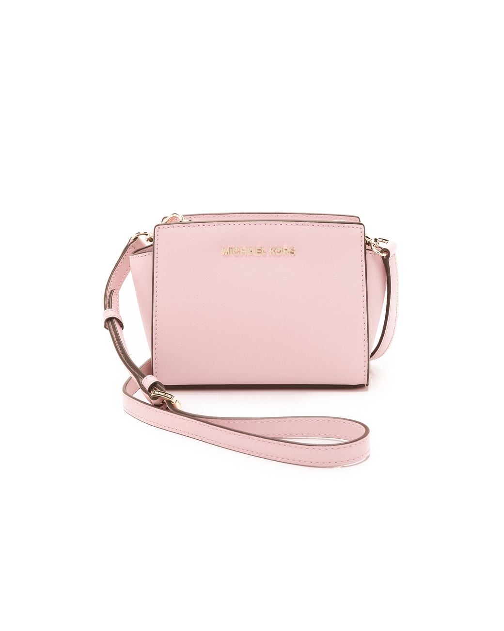 MICHAEL Michael Kors Selma Mini Messenger Bag - Blossom in Pink | Lyst