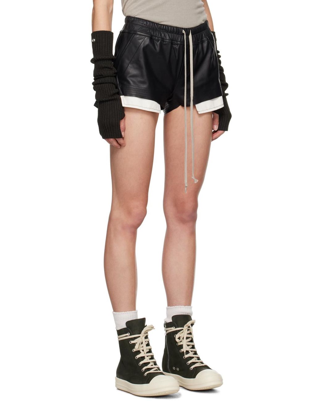 Rick Owens Fog Boxer Shorts in Black | Lyst