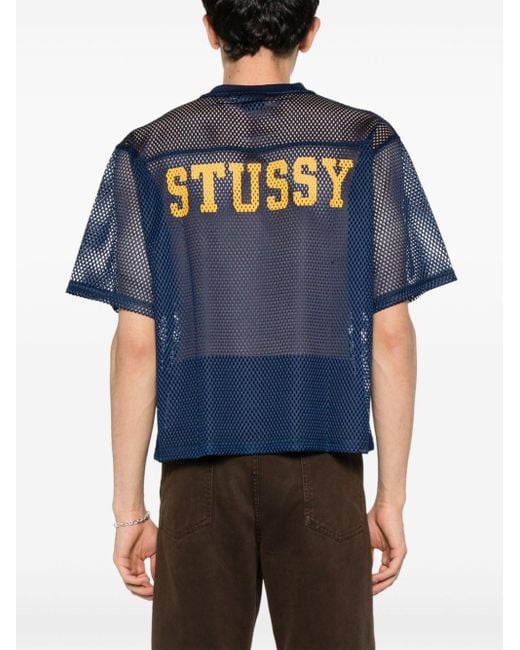 Stussy Team Jersey 80 T-shirt in Blue | Lyst
