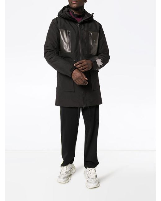 Nike X Undercover Logo Fishtail Parka in Black for Men | Lyst