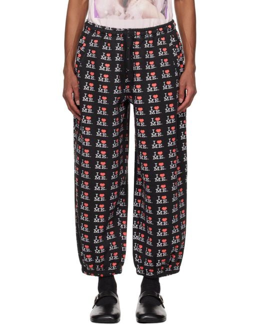 Ashley Williams 'i Heart Me' Sweatpants in Black for Men | Lyst UK