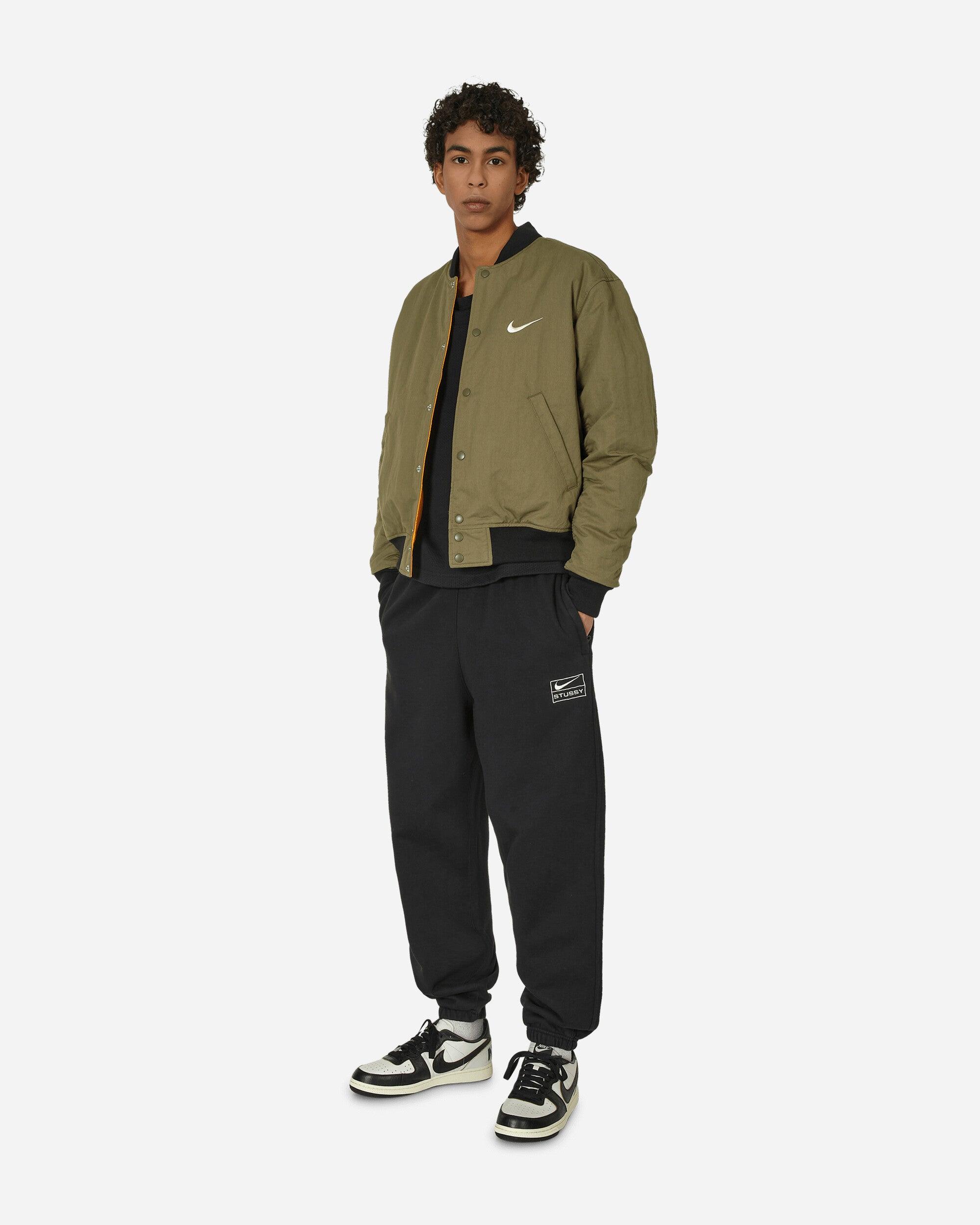 Nike Stüssy Reversible Jacket Medium Olive / Mandarin in Green for