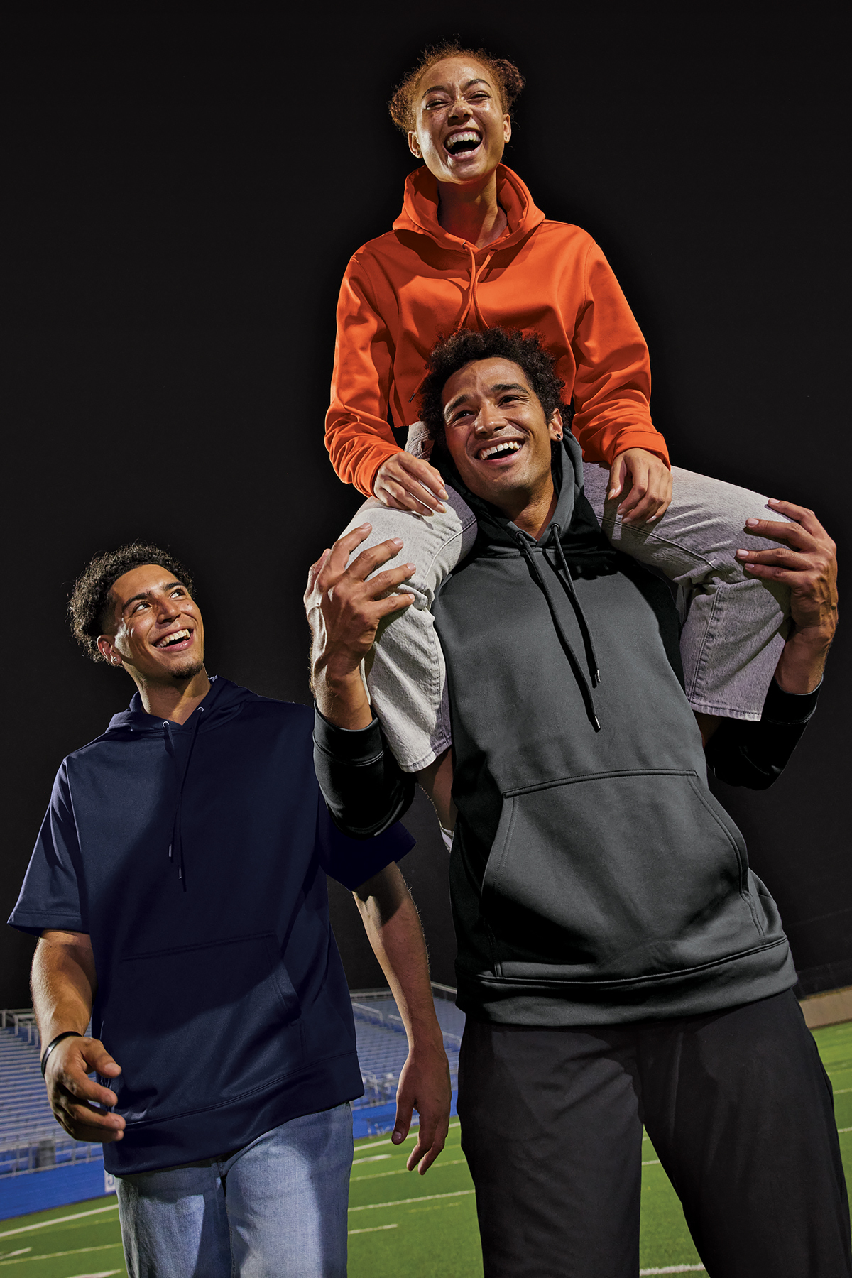 Sport-Tek Sport-Wick Fleece Short Sleeve Hooded Pullover | Product