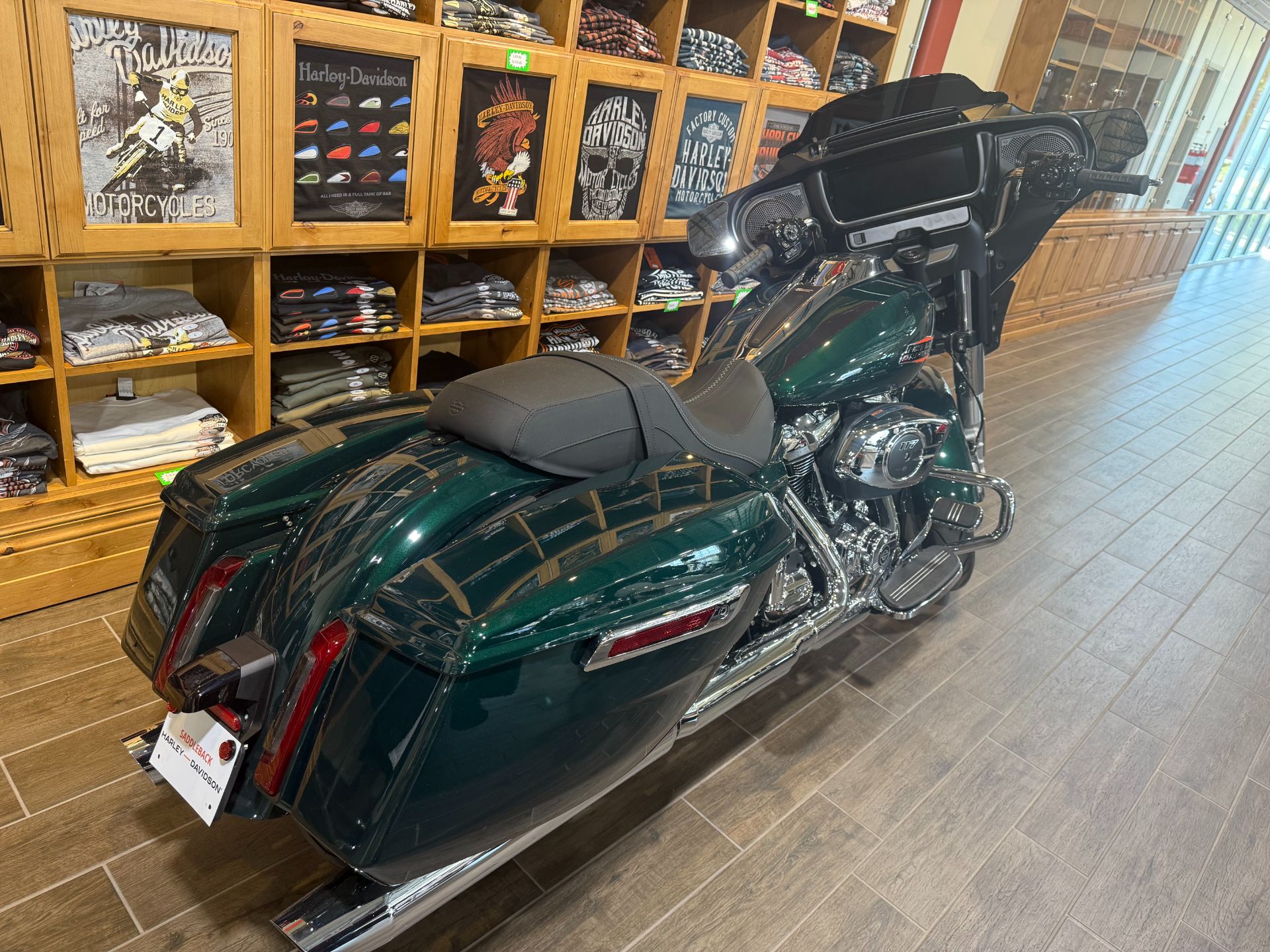 Harley-Davidson ベルベット スカジャン グリーンM Harley-Davidson