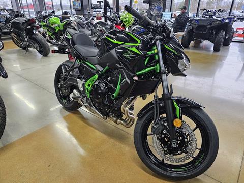 New 2025 Kawasaki Z650 ABS Metallic Spark Black / Green