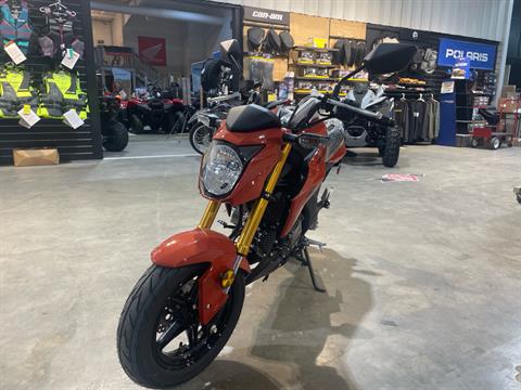 New 2025 Kawasaki Z125 Pro Pearl Lava Orange | Motorcycles in