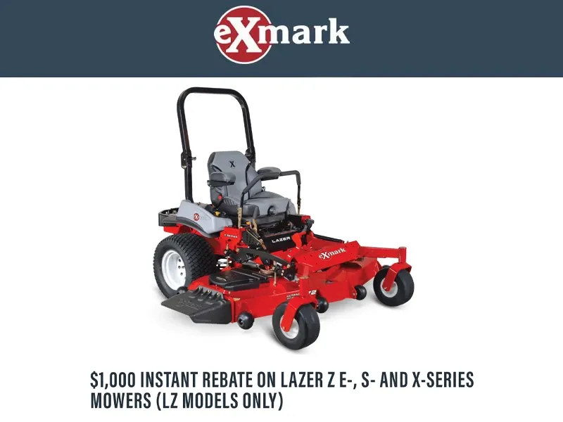 New 2025 Exmark Lazer Z X-Series 60 in. Kohler EFI 38 hp with RED