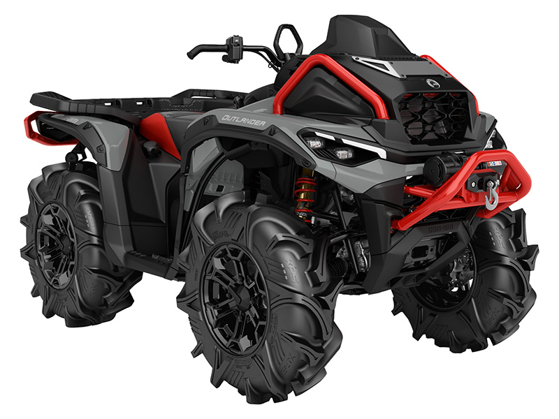 New 2025 Can-Am Outlander X MR 1000R Granite Gray / Legion Red