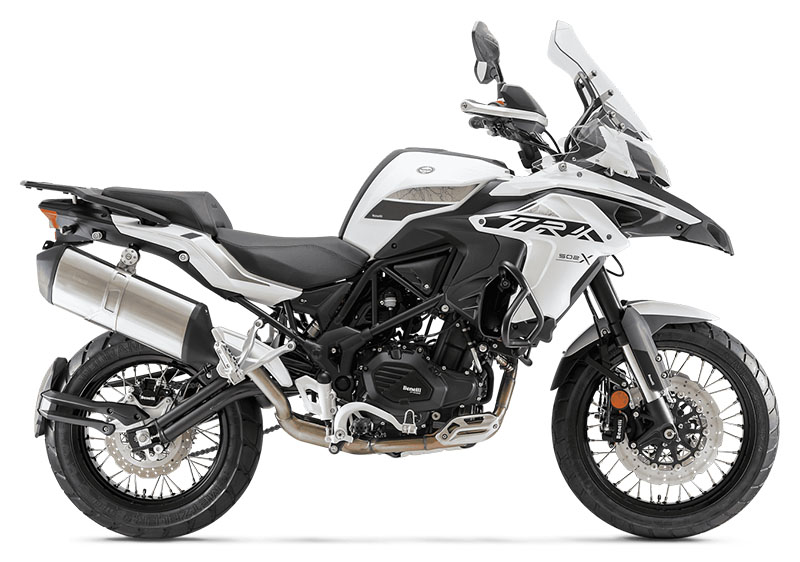 New 2025 Benelli TRK 502 X White | Motorcycles in Austin TX |