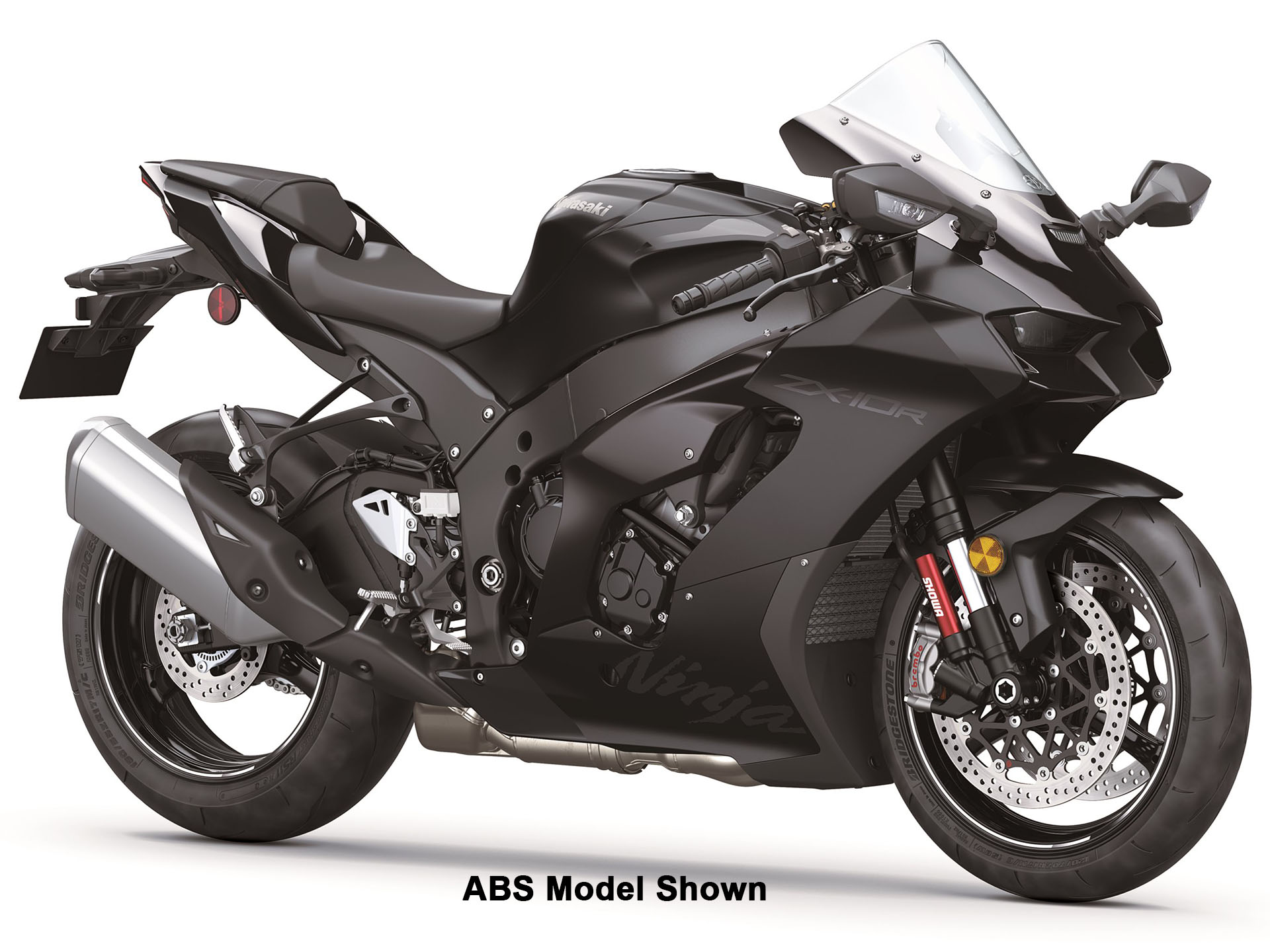 2025 Kawasaki Ninja ZX-10R Metallic Flat Spark Black / Ebony