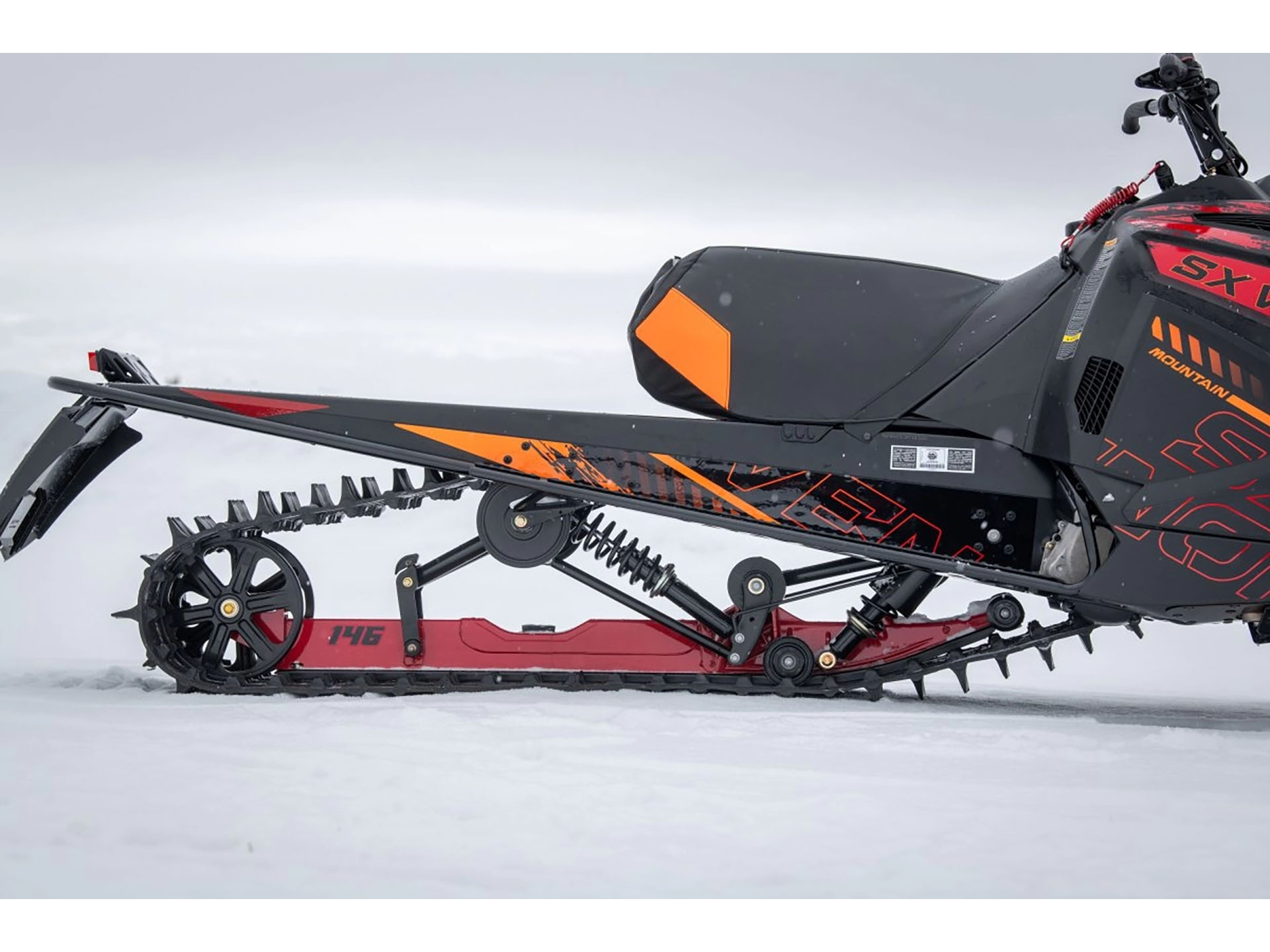 New 2025 Yamaha SX Venom Mountain Black / Redline | Snowmobiles in