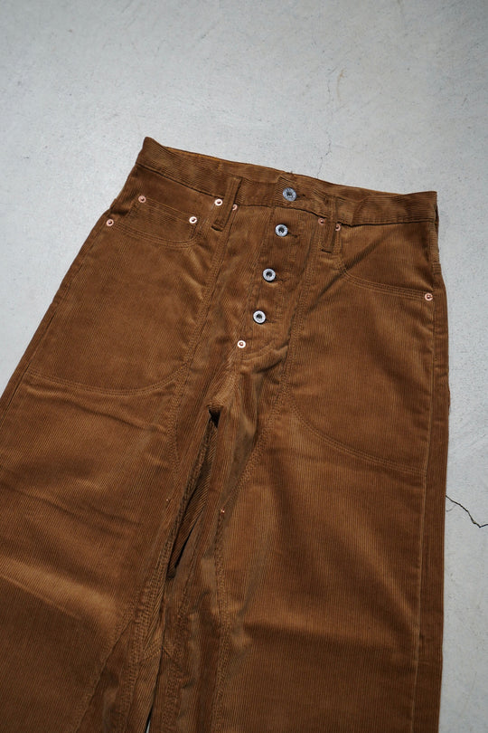 SUGARHILL（シュガーヒル）のCORDUROY DOUBLE KNEE DENIM PANTS(BROWN